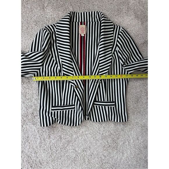 Candies black and white cropped blazer - Picture 6 of 9